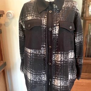 Bucketlist plaid shacket